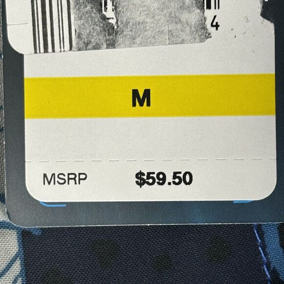 Speedo Swim Trunks Mens‎ Medium Board Shorts Ocean Blue Graphic Stretch UPF $59 - Picture 9 of 16